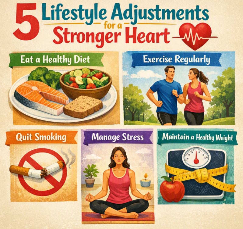 Top 5 Lifestyle Adjustments for a Stronger Heart